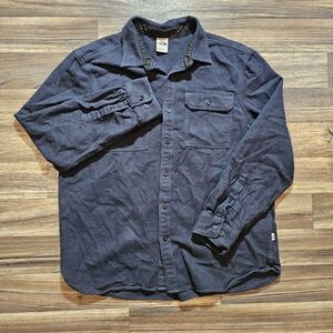 The North Face Heavy Weight Tweed Flannel Button-Down Long Sleeve, Men's XL